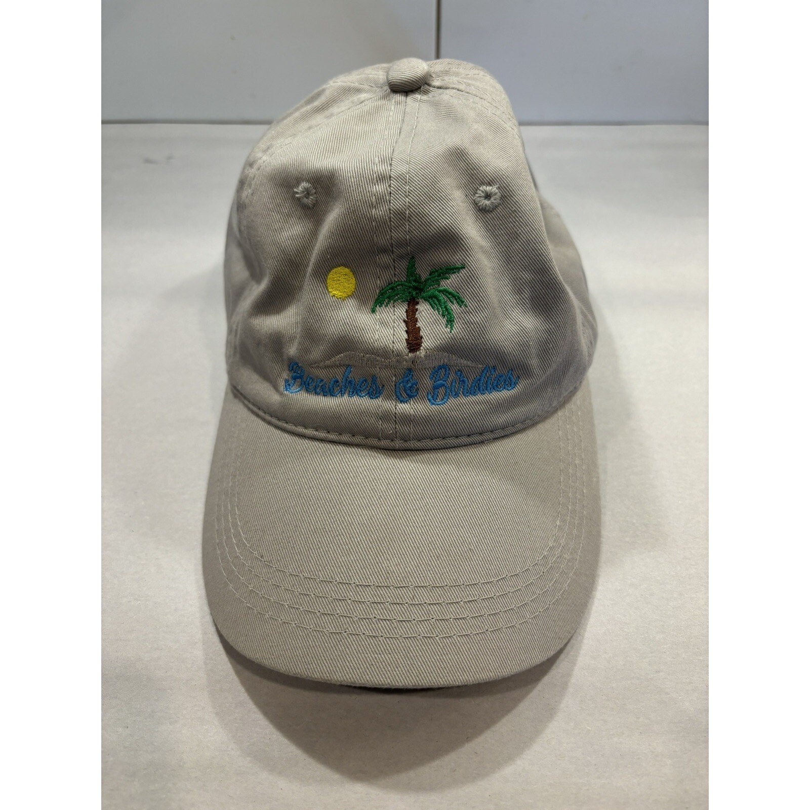 Unisex Beaches And Birdies Adjustable Outdoor Cap
